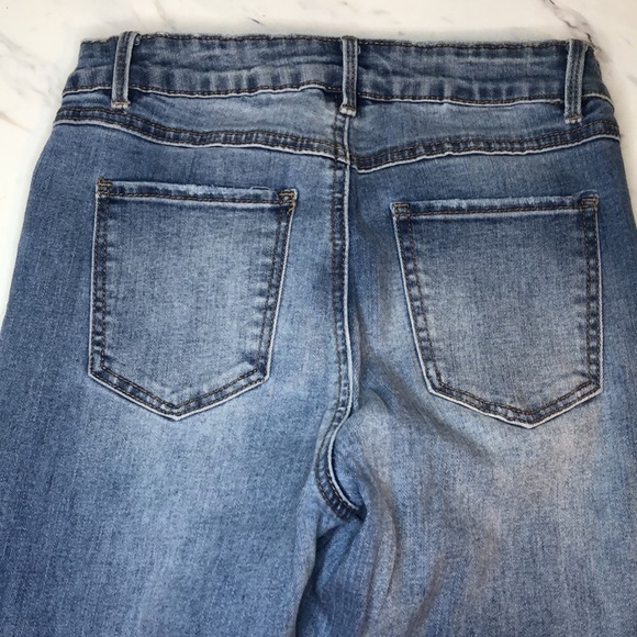 #7 CALI Ultra High Rise Skinny Denim Jeggings - (Blue) - Picture 5 of 5